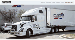 Desktop Screenshot of patriottransport.us